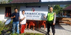 Kanit Samapta Polsek Jarai Sambangi Kantor Panwascam Muara Payang