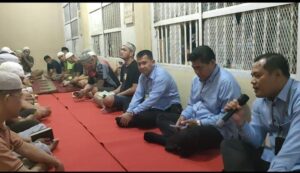 Berikan Pencerahan Rohani, Dittahti Polda Sumsel Rutin Gelar Tausiah di Sel Tahanan