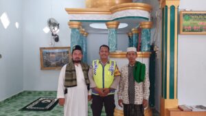 Giat Safari Jumat Kanit Binmas Polsek Kikim Timur Sampaikan Pesan Kamtibmas