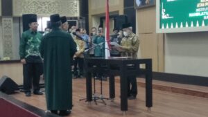 Pelantikan Rektor Institut Teknologi Dan Sains Nahdlatul Ulama Sriwijaya Sumatera Selatan