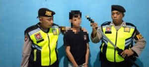 Pemuda Mabuk Bawa Samurai Ancam Warga Diamankan Satreskrim Polres Lahat