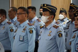 Kalapas Lahat Ikuti Pelantikan Pejabat Struktural, Fungsional, dan Notaris Kanwil Kemenkumham Sumsel