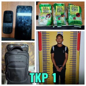Timsus Ditresnarkoba Polda Sumsel Tangkap Dua Kurir Narkoba Lintas Provinsi