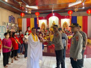 Polres Lahat Polda Sumsel Pengamanan Perayaan Imlek