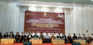 Sambut Pemilu 2024, PPS se-Kabupaten Lahat Dilantik