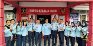 Kunjungan ke Bapas Lahat, Kakanwil Kemenkumham Sumsel Berikan Motivasi Dan Ajak Wujudkan WBK