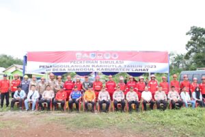 Polres Lahat Polda Sumsel Simulasi Penanggulangan Karhutla