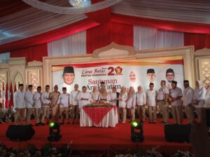 15 Tahun Gerindra Dalam Tema “Santunan Anak Yatim” Bergerak Bersama Bangkitkan Indonesia Raya