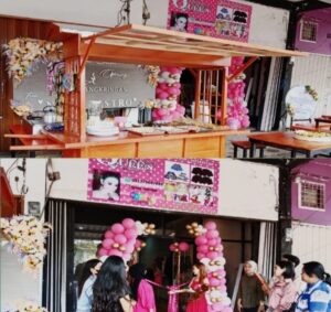 Peresmian dan Potong Pita Queen Collection sekaligus Queen Angkringan Di Kota Palembang.