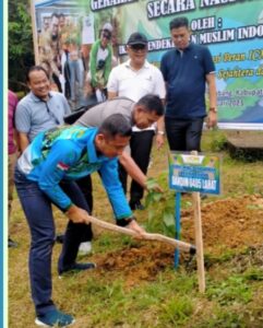 Dandim 0405//Lahat Letkol Inf Toni Oki Priyono SIP : Gerakan Tanam Pohon Wujud Kepedulian Lingkungan