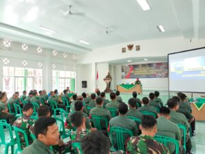 Kodim 0405/Lahat Selenggarakan Kegiatan Sosialisasi Lima Kemampuan Teritorial Bagi Prajurit