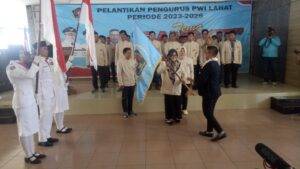 Kepengurusan PWI Kabupaten Lahat Periode 2023-2026 Resmi Dilantik