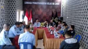 Bahas Persiapan Penyelenggaraan Pemilu 2024, KPU dan Bawaslu Lahat Sambangi Lapas Lahat