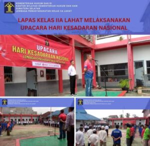 WBP Lapas Kelas IIA Lahat Upacara Hari Kesadaran Nasional