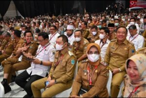 Bupati Lahat Hadiri Rapat Pengulangan Bencana Rakornas Bersama Presiden RI Bapak Jokowi