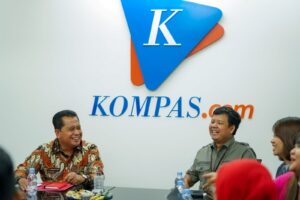 Bupati Banyuasin H. Askolani Kunjungi Kompas.com