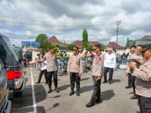 Polres Lahat, Polda Sumsel, Apel Pengecekan dan Pemeriksaan Alsus dan Almatsus