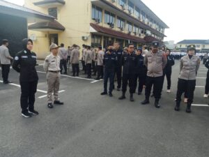 Setelah Cuti Idul Fitri 1444 Hijriah Seluruh Personel Bidang Humas Polda Sumsel Laksanakan Apel Pagi