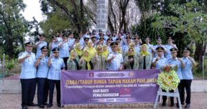 Peringatan Hari Bhakti Pemasyarakatan Ke 59, Lapas Lahat Upacara dan Tabur Bunga