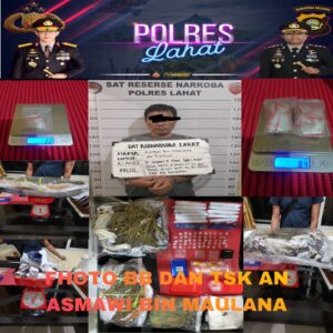 Edarkan Narkoba, Petani ini Diamankan Tim Satres Narkoba Polres Lahat