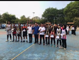 Tim Basket Xenon Putra SMA Negeri Unggul 4 Lahat Meraih Juara 1