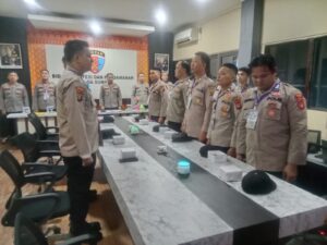Kasubbag Rehab Pers Bidang Propam Polda Sumsel Berikan Motivasi dan Semangat Kepada Personel Polri