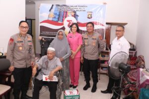 Jelang Hari Bhayangkara Ke-77, Irwasda Sumsel Anjangsana ke Purnawirawan