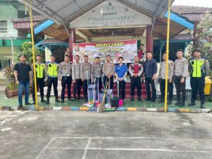 Jelang HUT Bhayangkara ke 77, Polres Lahat Baksos, Bansos serta dan Bhakti Kesehatan