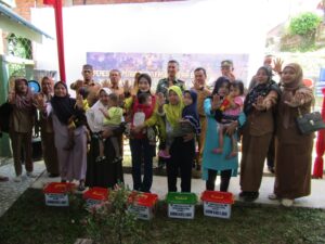 Resmikan Fasilitas Air Bersih Program TNI AD, Dandim 0405/Lahat Juga Pencanangan Penurunan Stunting