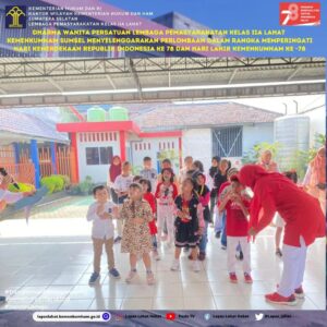 Hari Lahir Kemenkumham ke -78. DWP Lapas Lahat Selenggarakan Perlombaan
