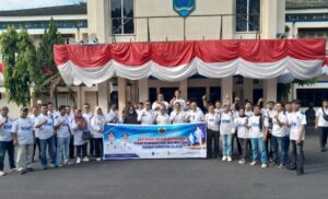 Lepas PWI Lahat Kontingen Porseniwada, Wabup Lahat : Semangat dan Raih Juara