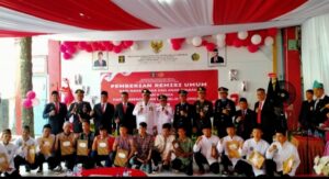 Peringatan HUT Ke-78 Kemerdekaan RI, 507 WBP di Lapas Lahat Mendapatkan Remisi