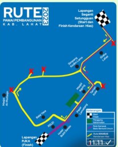 Rute Pawai Pembangunan Kabupaten Lahat Berubah, Ini Jalan Dilalui dan Alternatifnya