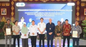 Pemkab. Muara Enim Jadi Kabupaten Pertama di Indonesia Jalin Kesepakatan dengan BNSP RI