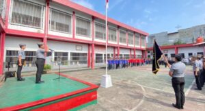 Lapas Kelas IIA Lahat, Upacara dan Syukuran Hari Kemenkumham (HDKD) Ke -78 Tahun 2023.