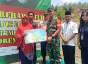 Dandim 0405/Lahat Resmikan Perehaban RTLH di Desa Suka Cinta