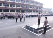 Pimpin Apel Pagi, Karo SDM Polda Sumsel  Imbau jajaran Polda Sumsel Menghayati dan mengimplementasikan Nilai Tribrata, Catur Prasetya, Panca Prasetya Korpri