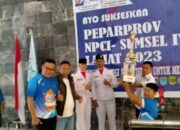 Peparprov  NPCI-Sumsel IV Lahat 2023 Ditutup, Lahat Meraih Juara Umum
