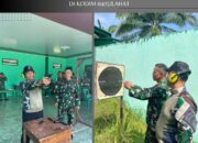 Jalin Silaturahmi Kalapas Lahat Latihan Menembak Bersama Kodim 0405/ Lahat