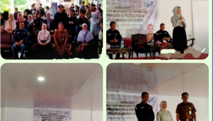 Ir.Sri Meliyana Bersama BP2MI Sosialisasikan Cegah Pekerja Migran Indonesia Ilegal