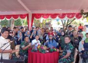 Karya Bakti TNI Di Kawasan Pasar Sekip Ujung Antisipasi Bencana Banjir Dan Munculnya Wabah Penyakit,Dalam Rangka HUT Kodam II/Swj