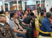 Kapolres Lahat AKBP S. kunto Hartono SIk MT bersama Forkopimda Kabupaten Lahat menghadiri Pelantikan Muhammad Farid