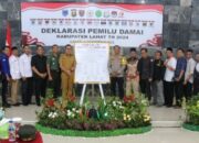 Deklarasi Damai Pemilu 2024, Kapolres Lahat : Ciptakan Atmosfer Yang Kondusif