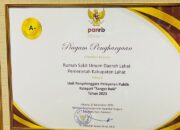 RSUD Lahat Raih Penghargaan Sangat Baik