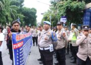 Polres Lahat Amankan dan Kawal Aksi Unjuk Rasa Aliansi Rakyat Lahat Menggugat