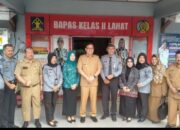 Tinjau Bapas Kelas II Lahat, PJ Bupati Berikan Bantuan Sarana Prasarana