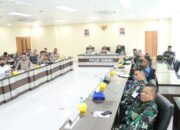 Kapolda Sumsel Pimpin Rapat Penempatan Pasukan Pengamanan TPS dan Sispamkota TNI-Polri