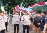 Pastikan Keamanan, Kapolres Lahat Kawal Langsung Kotak Suara PPK Tanjung sakti Pumu Ke KPU