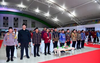 Jokowi Hadiri Muktamar XX Ikatan Mahasiswa Muhammadiyah ( IMM ) di Sumsel