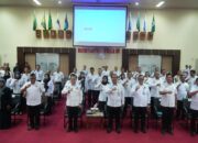 Pj Gubernur Sumsel Kukuhkan Gugus Tugas Daerah Bisnis & HAM Provinsi Sumsel